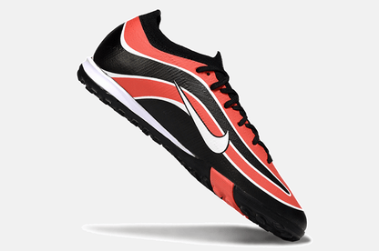 Chuteira Society Nike Air Zoom Mercurial Vapor 16 Elite TF - Laranja, Preta e Branca - Tevo Sports SPORT*