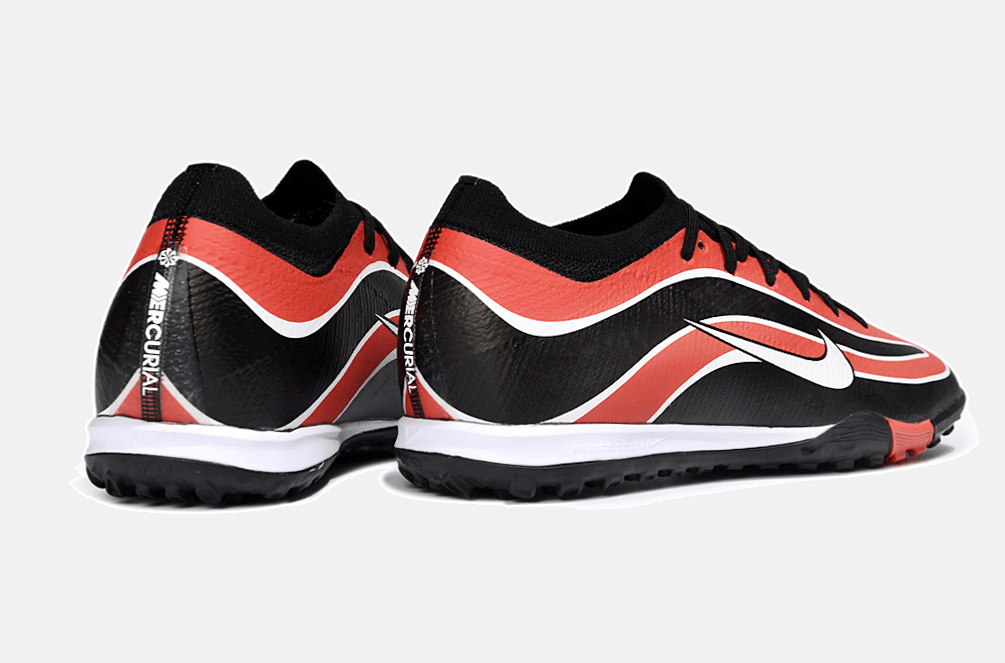 Chuteira Society Nike Air Zoom Mercurial Vapor 16 Elite TF - Laranja, Preta e Branca - Tevo Sports SPORT*