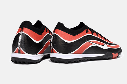 Chuteira Society Nike Air Zoom Mercurial Vapor 16 Elite TF - Laranja, Preta e Branca - Tevo Sports SPORT*
