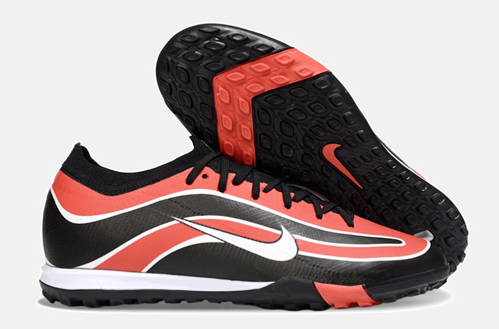 Chuteira Society Nike Air Zoom Mercurial Vapor 16 Elite TF - Laranja, Preta e Branca - Tevo Sports SPORT*