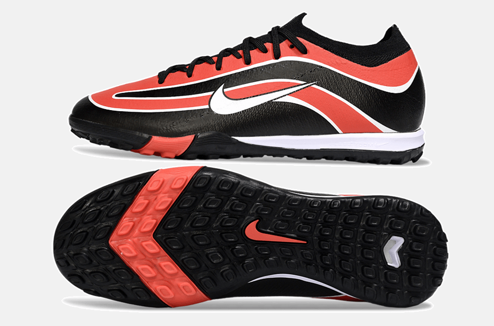 Chuteira Society Nike Air Zoom Mercurial Vapor 16 Elite TF - Laranja, Preta e Branca - Tevo Sports SPORT*