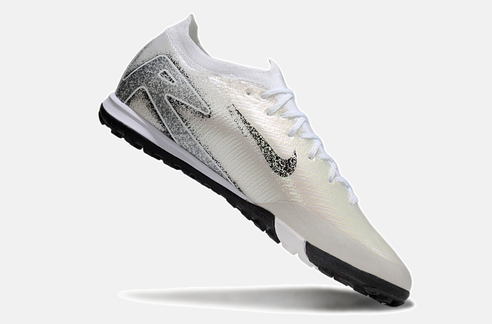 Chuteira Society Nike Air Zoom Mercurial Vapor 16 Elite TF - Prata e Preto - imagem 6