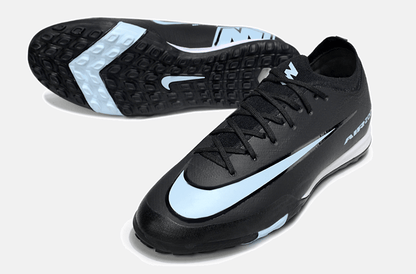 Chuteira Society Nike Air Zoom Mercurial Vapor 16 Elite TF - Preta e Azul - Shadow Pack - Tevo Sports SPORT*