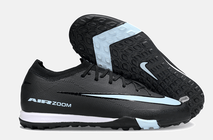 Chuteira Society Nike Air Zoom Mercurial Vapor 16 Elite TF - Preta e Azul - Shadow Pack - Tevo Sports SPORT*
