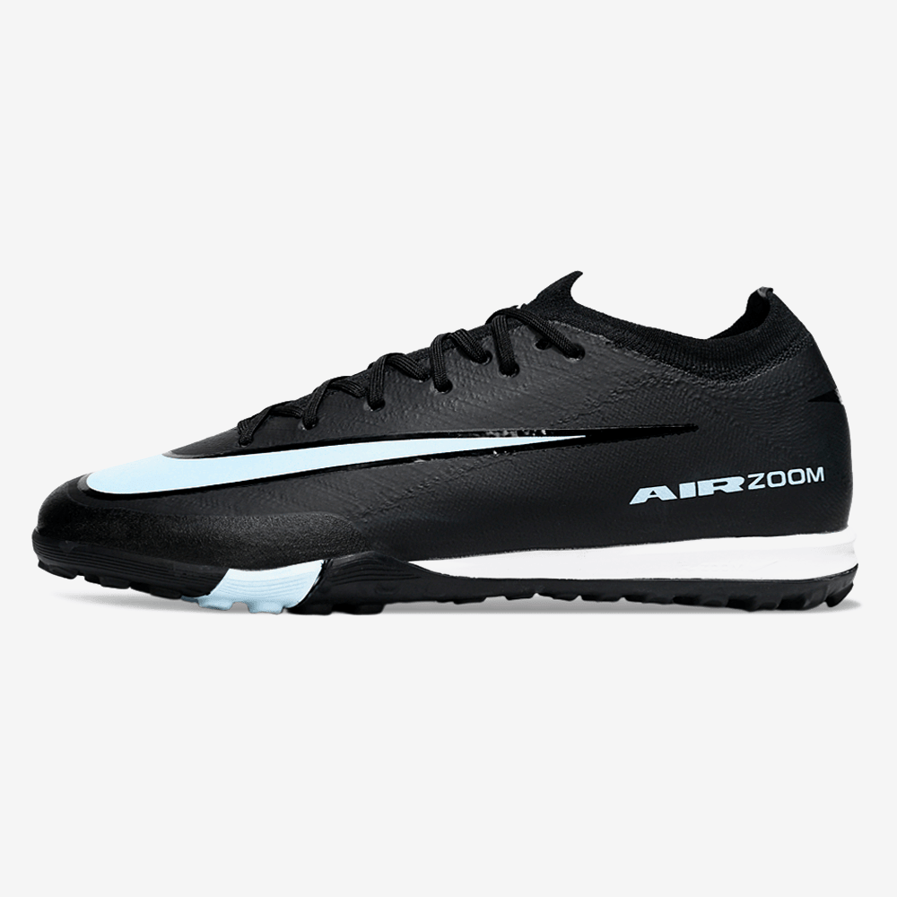 Chuteira Society Nike Air Zoom Mercurial Vapor 16 Elite TF - Preta e Azul - Shadow Pack - Tevo Sports SPORT*