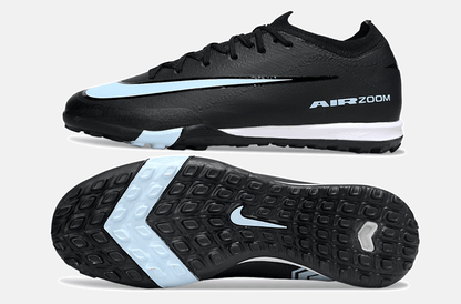 Chuteira Society Nike Air Zoom Mercurial Vapor 16 Elite TF - Preta e Azul - Shadow Pack - Tevo Sports SPORT*