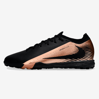 Chuteira Society Nike Air Zoom Mercurial Vapor 16 Elite TF - Preta e Bronze - Tevo Sports SPORT*