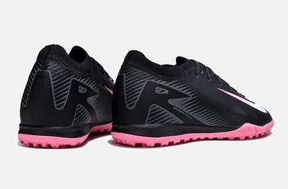 Chuteira Society Nike Air Zoom Mercurial Vapor 16 Elite TF - Preta e Rosa - Tevo Sports SPORT*