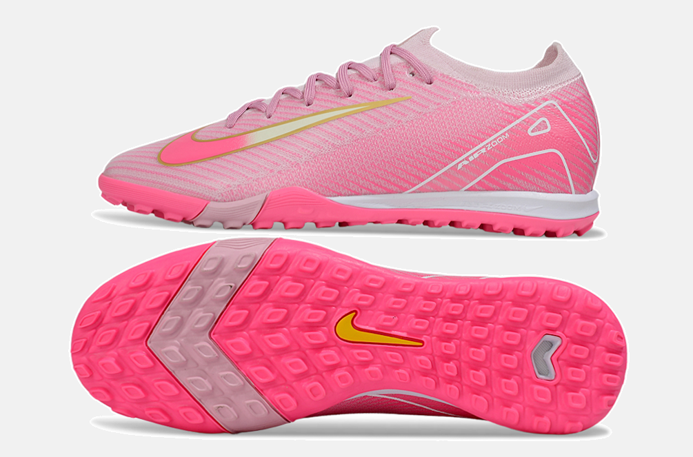Chuteira Society Nike Air Zoom Mercurial Vapor 16 Elite TF - Rosa - vista traseira