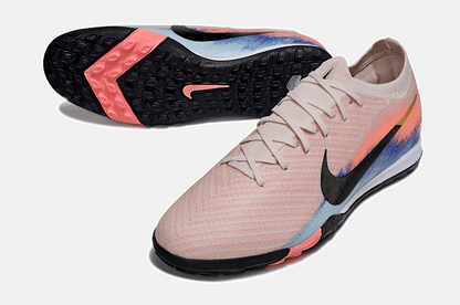 Chuteira Society Nike Air Zoom Mercurial Vapor 16 Elite TF - Rosa, Azul e Preta - United 02 Pack - Tevo Sports SPORT*