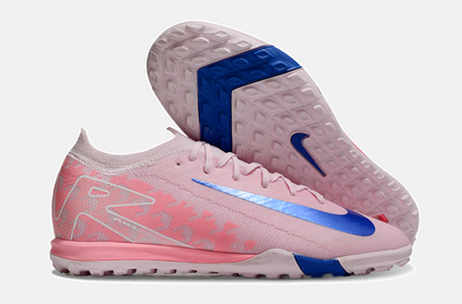 Chuteira Society Nike Air Zoom Mercurial Vapor 16 Elite TF - Rosa e Azul - imagem 9