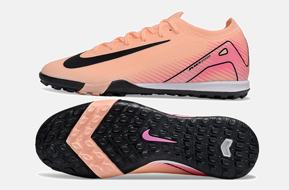 Chuteira Society Nike Air Zoom Mercurial Vapor 16 Elite TF - Rosa e Preta - vista traseira