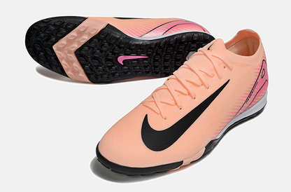 Chuteira Society Nike Air Zoom Mercurial Vapor 16 Elite TF - Rosa e Preta - detalhe