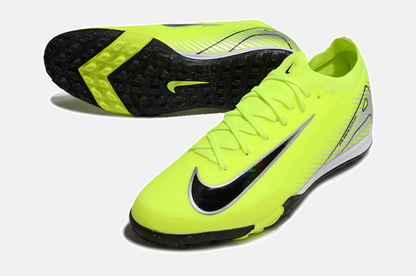 Chuteira Society Nike Air Zoom Mercurial Vapor 16 Elite TF - Verde e Preto - detalhe