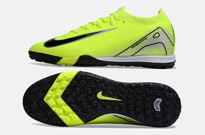 Chuteira Society Nike Air Zoom Mercurial Vapor 16 Elite TF - Verde e Preto - vista traseira