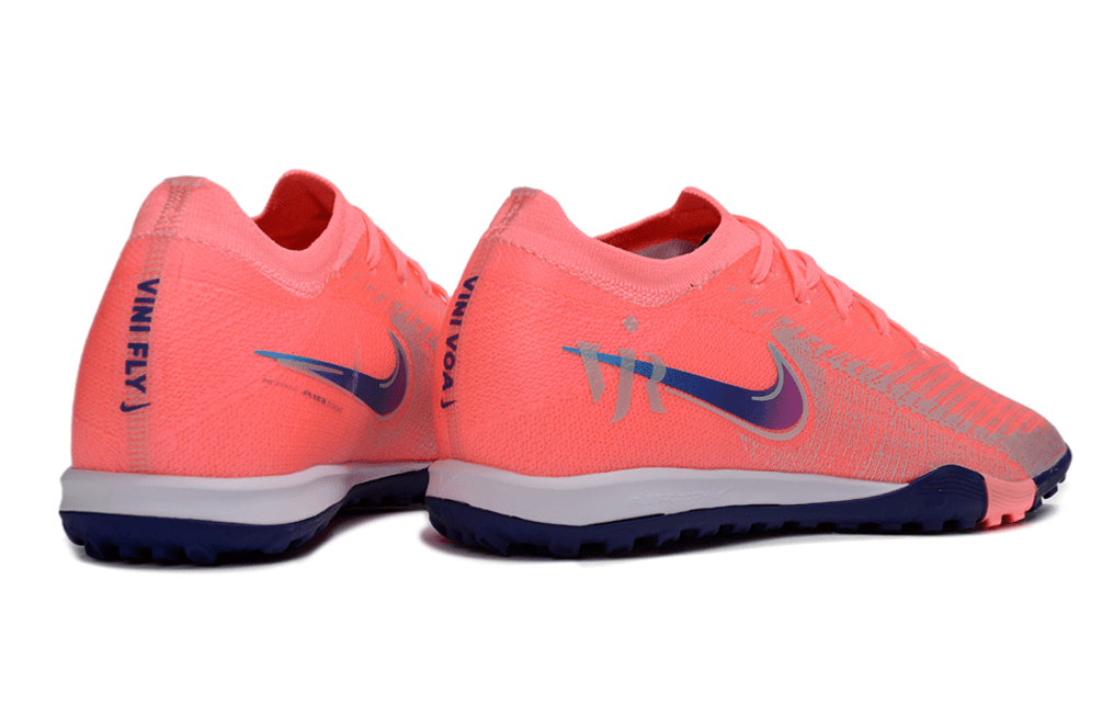 Chuteira Society Nike Air Zoom Mercurial Vapor 16 Vini Jr Elite TF - Rosa - Tevo Sports SPORT*