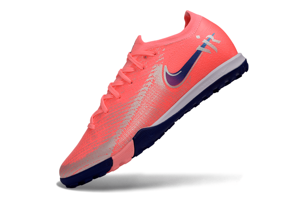 Chuteira Society Nike Air Zoom Mercurial Vapor 16 Vini Jr Elite TF - Rosa - Tevo Sports SPORT*
