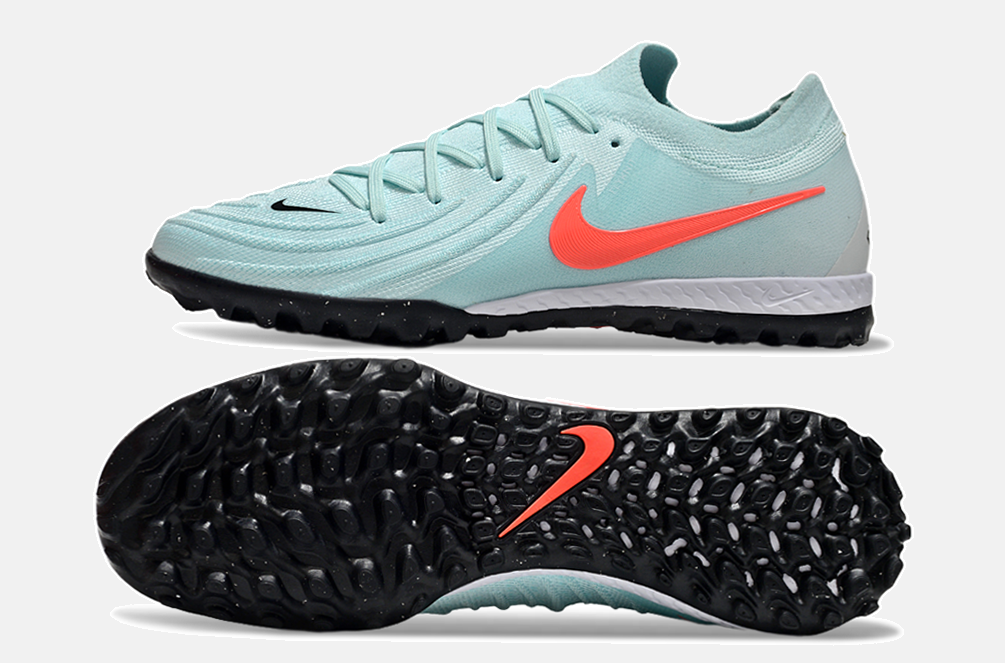 Chuteira Society Nike Phantom GX II TF - Azul - vista traseira
