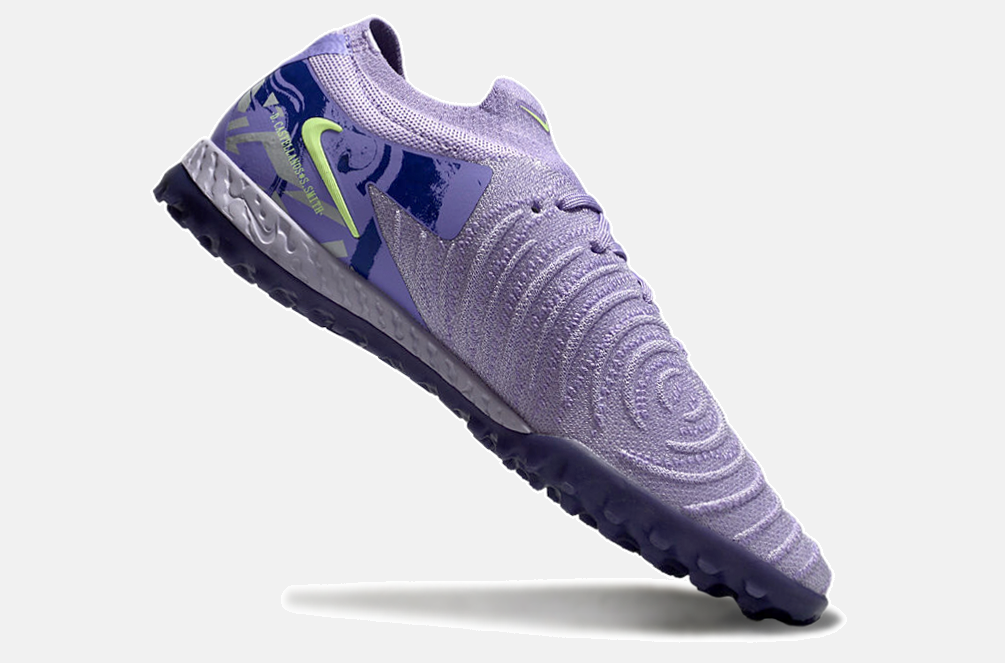 Chuteira Society Nike Phantom GX II TF - Roxa e Verde - imagem 6