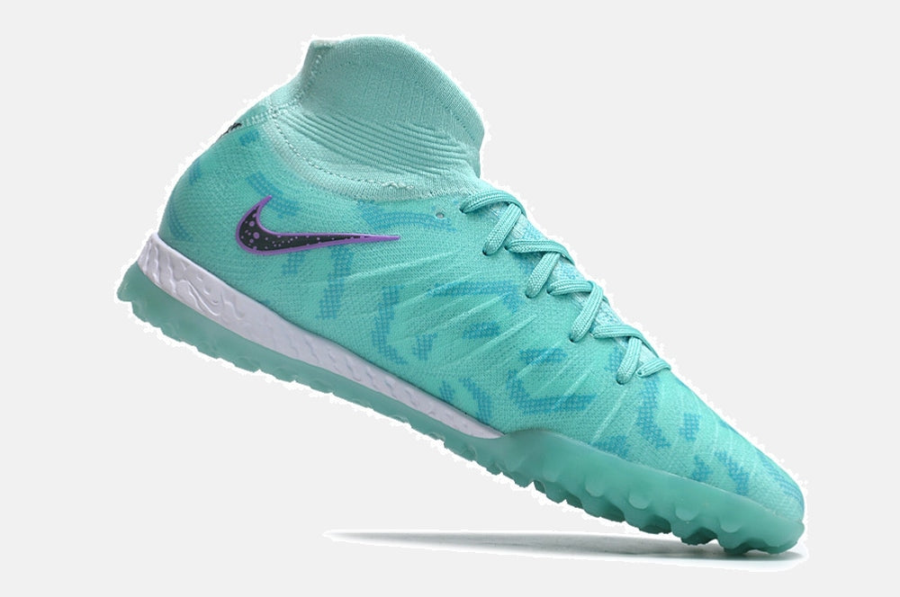 Chuteira Society Nike Phantom Luna II TF - Azul, Preta e Roxa - imagem 6