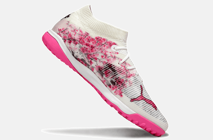 Chuteira Society Puma Future 8 TF - Branca e Rosa - Tevo Sports SPORT*