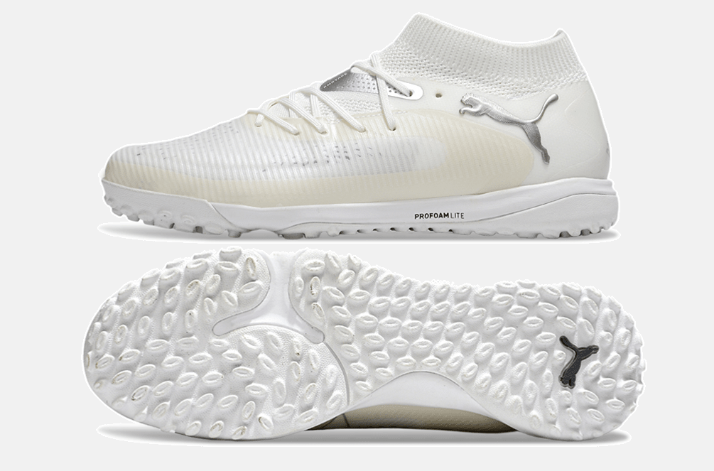 Chuteira Society Puma Future 8 TF - Branca - Whiteout Pack - Tevo Sports SPORT*