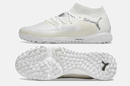Chuteira Society Puma Future 8 TF - Branca - Whiteout Pack - Tevo Sports SPORT*
