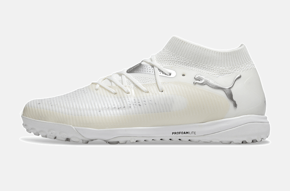 Chuteira Society Puma Future 8 TF - Branca - Whiteout Pack - Tevo Sports SPORT*