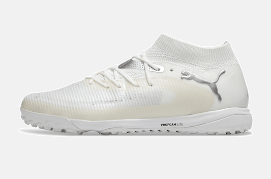 Chuteira Society Puma Future 8 TF - Branca - Whiteout Pack - Tevo Sports SPORT*