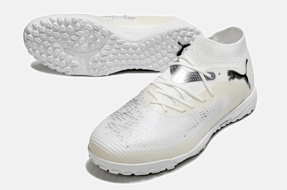 Chuteira Society Puma Future 8 TF - Branca - Whiteout Pack - Tevo Sports SPORT*