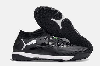 Chuteira Society Puma Future 8 TF - Preta, Branca e Verde - Eclipse Pack - Tevo Sports SPORT*