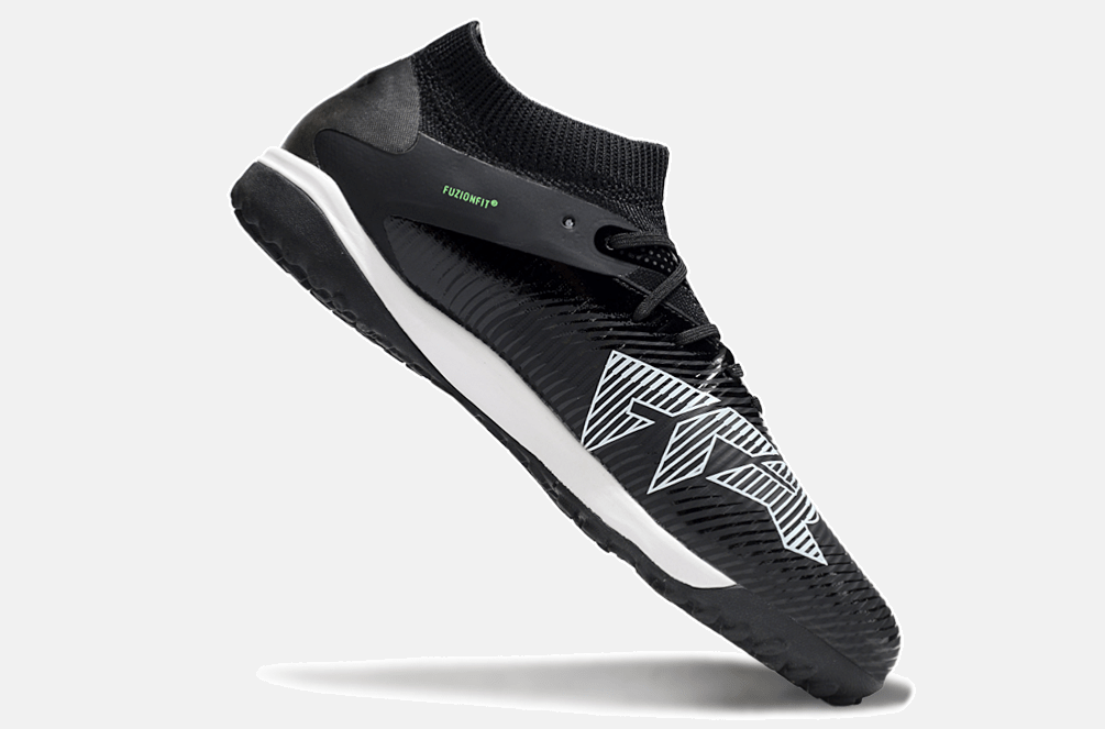 Chuteira Society Puma Future 8 TF - Preta, Branca e Verde - Eclipse Pack - Tevo Sports SPORT*