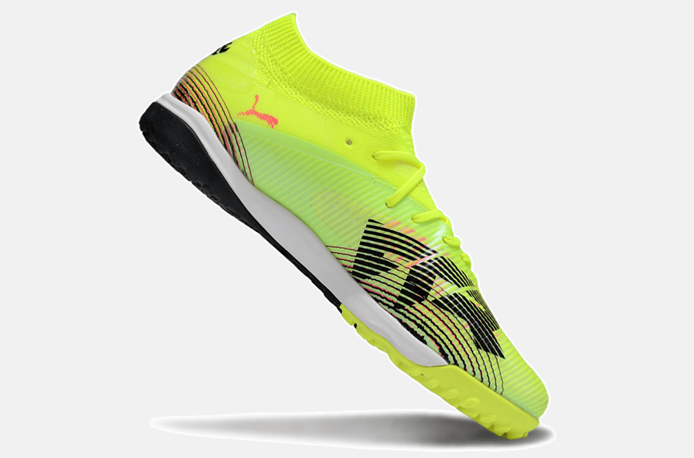 Chuteira Society Puma Future 8 TF - Verde, Preta e Branca - Audacity Pack - Tevo Sports SPORT*
