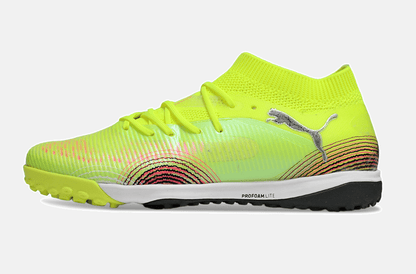 Chuteira Society Puma Future 8 TF - Verde, Preta e Branca - Audacity Pack - Tevo Sports SPORT*