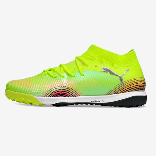 Chuteira Society Puma Future 8 TF - Verde, Preta e Branca - Audacity Pack - Tevo Sports SPORT*
