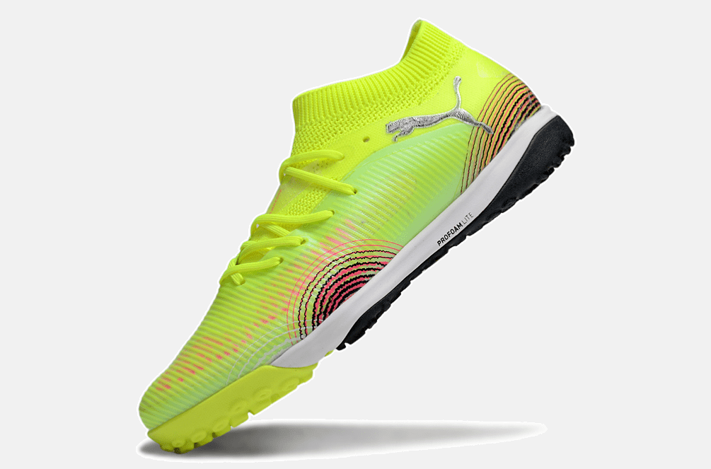 Chuteira Society Puma Future 8 TF - Verde, Preta e Branca - Audacity Pack - Tevo Sports SPORT*