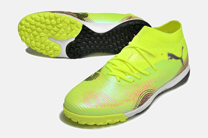 Chuteira Society Puma Future 8 TF - Verde, Preta e Branca - Audacity Pack - Tevo Sports SPORT*