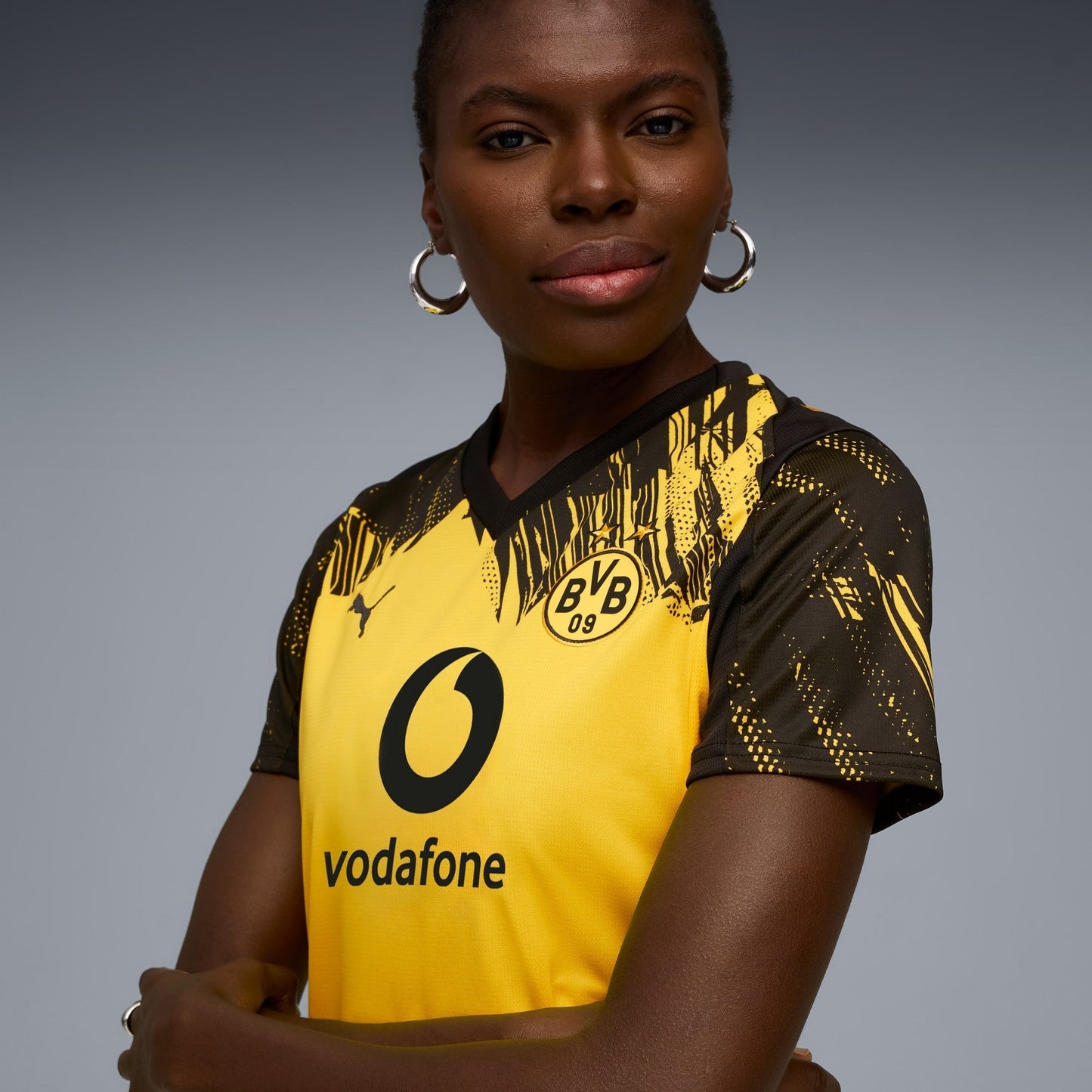 Camisa Feminina Puma Borussia Dortmund 2025/26 I — imagem 2