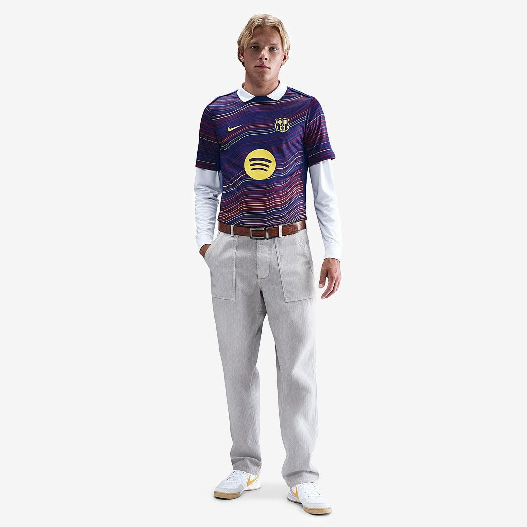 Camisa Nike Barcelona 2025/26 Pré-Jogo — imagem 2