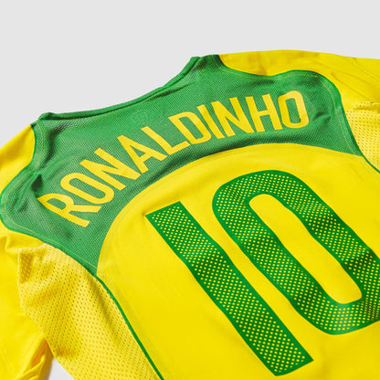 Camisa Nike Brasil Reedição Total 90 Ronaldinho Masculina — imagem 6