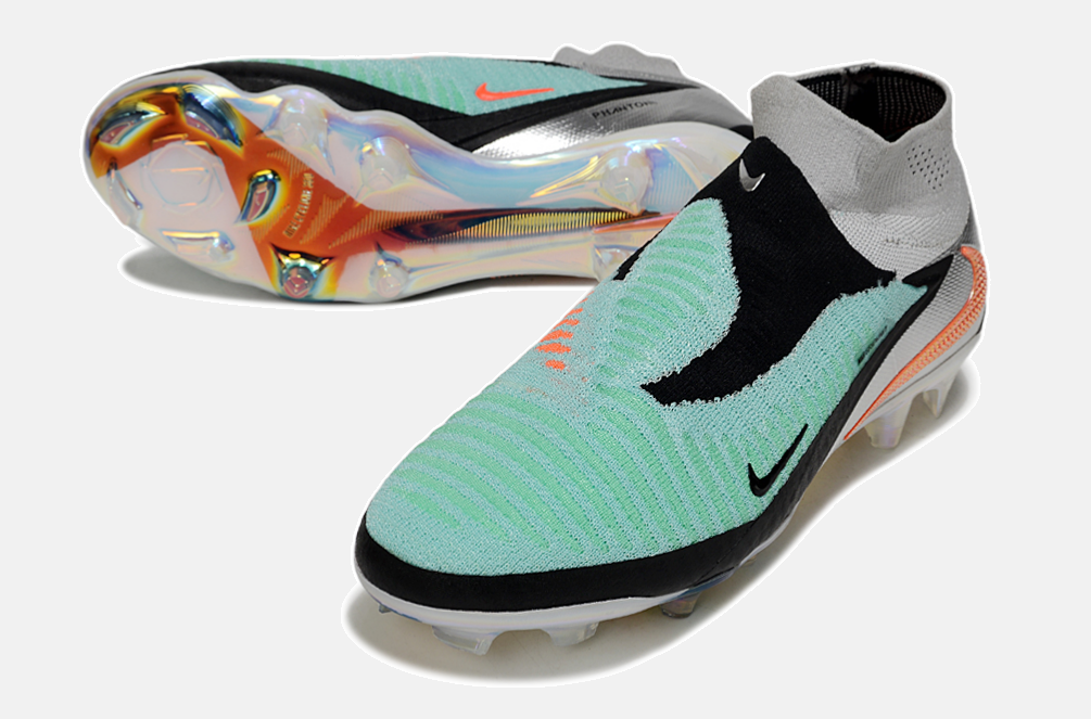 Chuteira Nike Phantom 6 Elite FG - Azul e Branco - detalhe