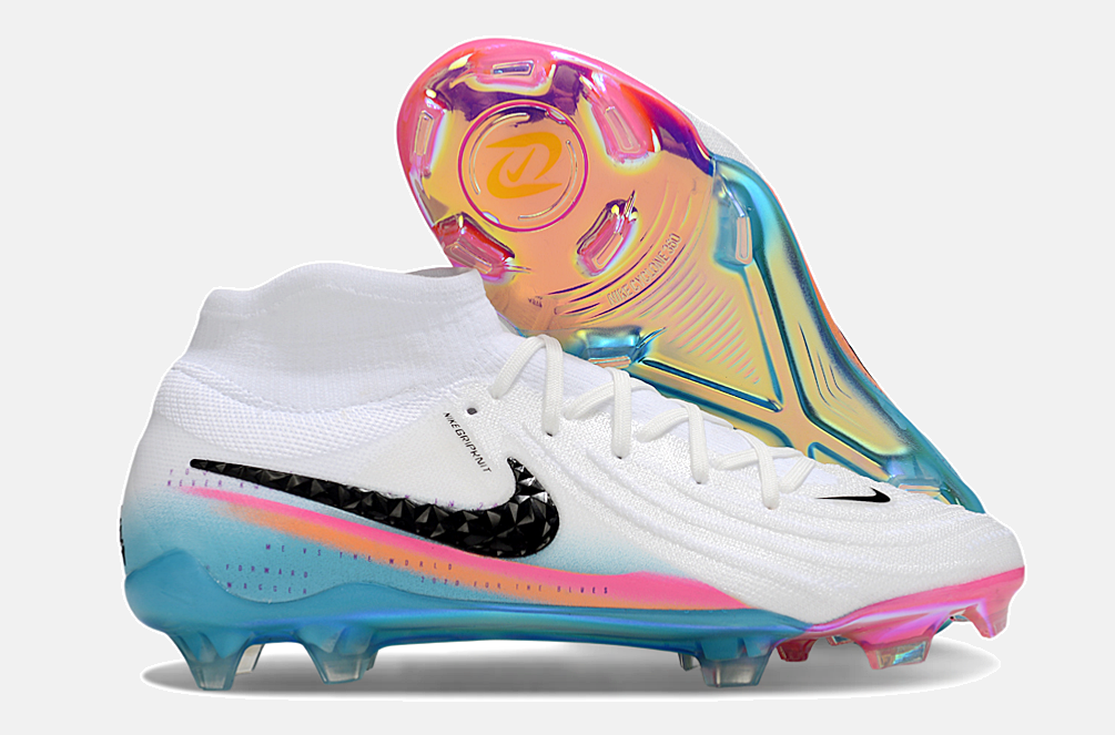 Nike Phantom Luna Elite FG - Branca, Rosa, Laranja e Azul - imagem 8