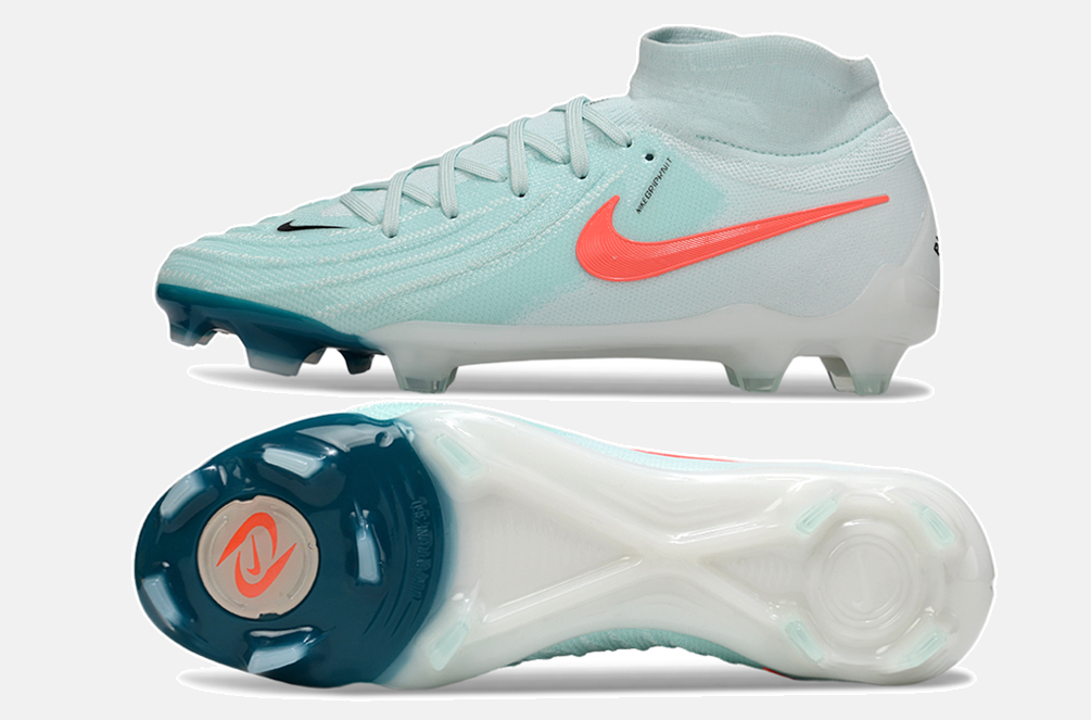Nike Phantom Luna Elite FG - Branca e azul - Pack Mad Energy - vista traseira