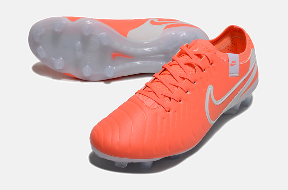 Nike Tiempo Legend 10 FG -  Laranja e Branca - Pack Mad Energy - detalhe