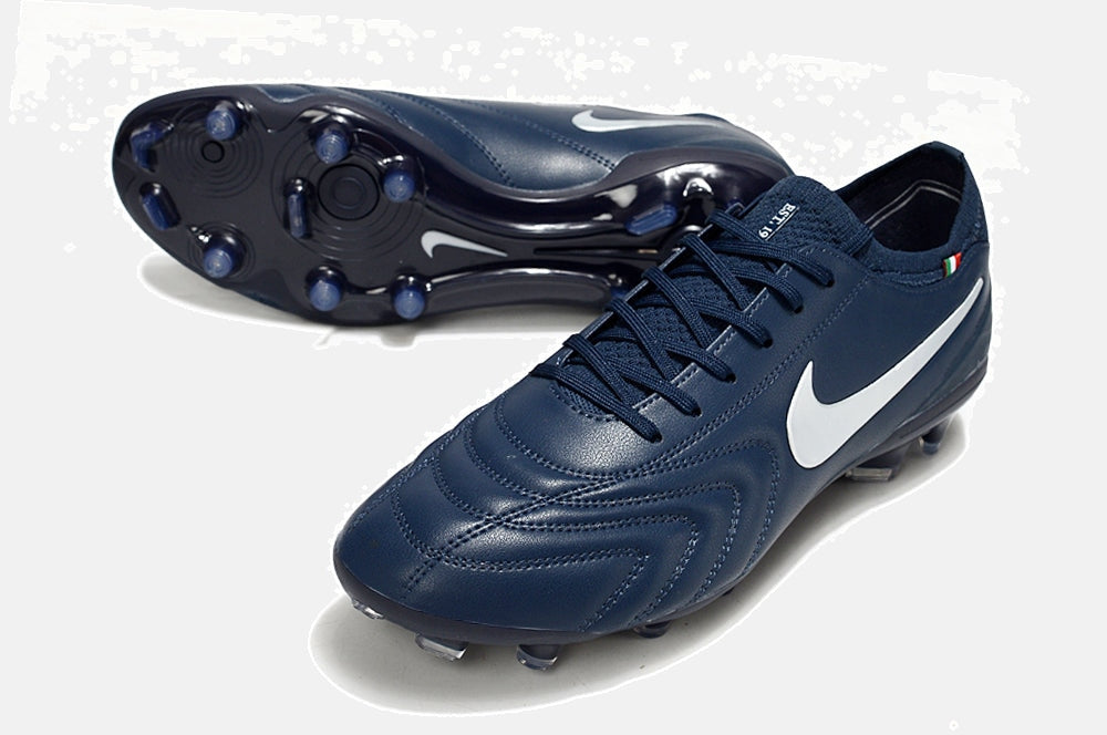 Nike Tiempo Legend 10 FG -  Azul Escura - Edição Especial - detalhe