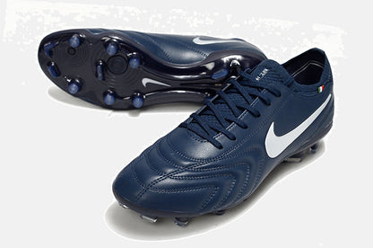 Nike Tiempo Legend 10 FG -  Azul Escura - Edição Especial - detalhe