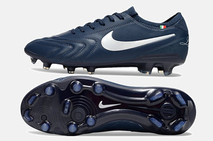 Nike Tiempo Legend 10 FG -  Azul Escura - Edição Especial - vista traseira