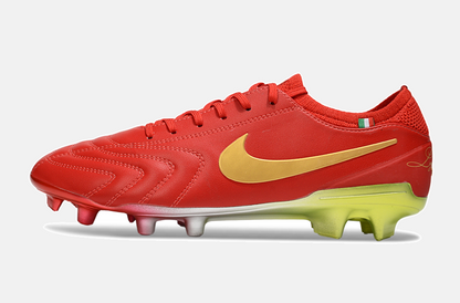 Nike Tiempo Legend 10  FG -  Vermelha e Dourada - Edição Especial - imagem 4