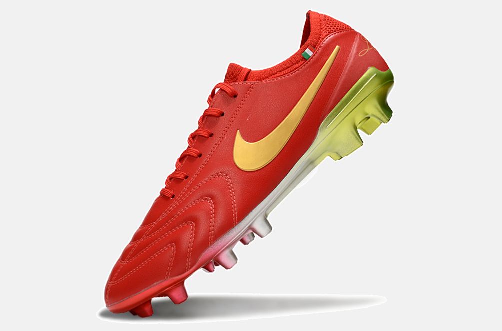 Nike Tiempo Legend 10  FG -  Vermelha e Dourada - Edição Especial - imagem 5