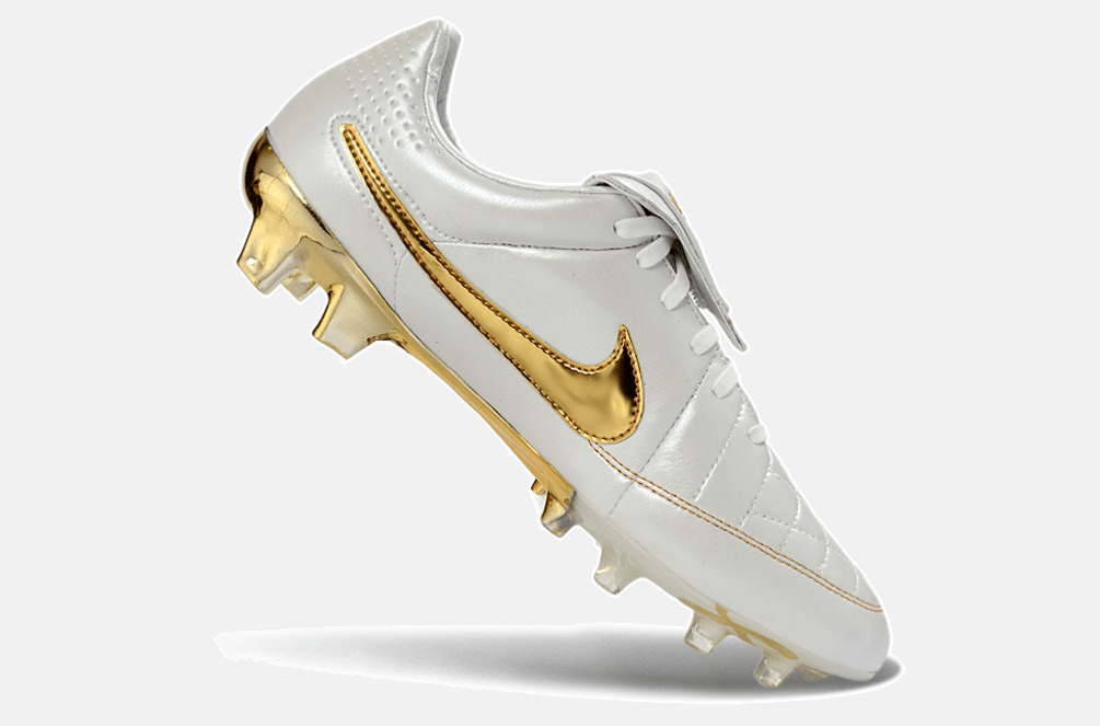 Nike Tiempo Legend Elite FG - Branca e Dourada - Touch of Gold - Tevo Sports SPORT*